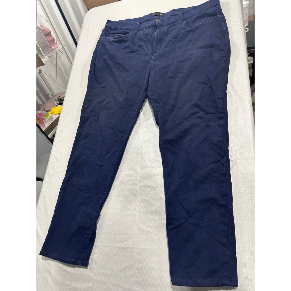 Banana Republic Mens 40x30 Navy Blue Chino Pants Straight Leg 5-Pocket Trousers